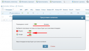 модальное окно.